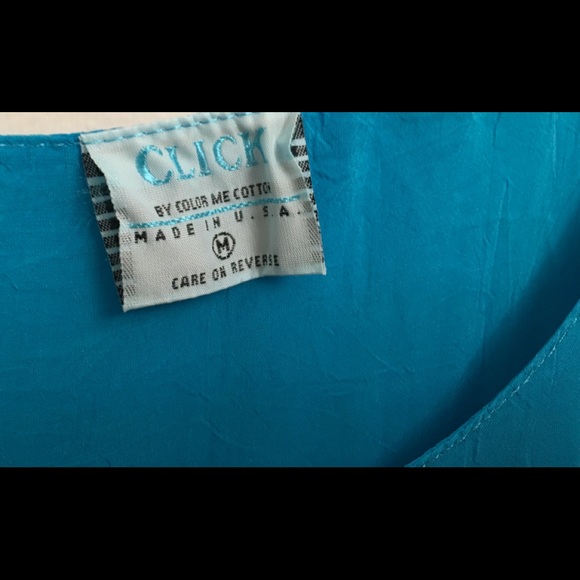 Click Color Me Cotton dress M/double layer/excellent condition/soft & flowey - Picture 6 of 8